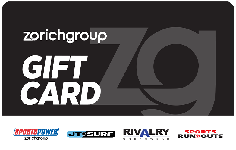 Zorich Group Gift Card with logos of participating stores